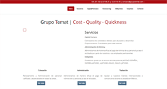 Desktop Screenshot of grupotemat.com