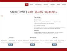 Tablet Screenshot of grupotemat.com